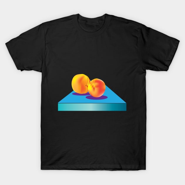 Peaches T-Shirt by crunchysqueak